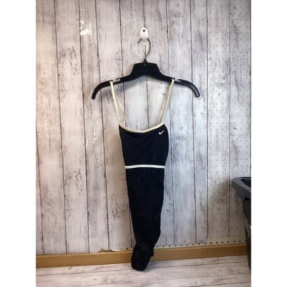 Nike Other - Tomato girl Nike Women One Piece Swimsuit Size 12 Navy Blue Lace Up Tie Back